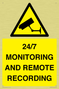 24/7 MONITORING AND REMOTE RECORDING
